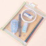 MAPA PROTECTIE POLIESTER ZIP A5 DELI – poza 2