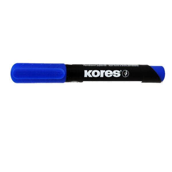 MARKER PERMANENT ALBASTRU VARF TESIT KORES – poza 1