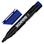 MARKER PERMANENT ALBASTRU VARF TESIT KORES – poza 2