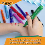 MARKER TATTOO KIDS SET 3 MARKERE + 3 STAMPILE + 10 SABLOANE BIC – poza 5