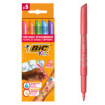 MARKER TATTOO KIDS SET 5 MARKERE + 10 SABLOANE BIC – poza 3