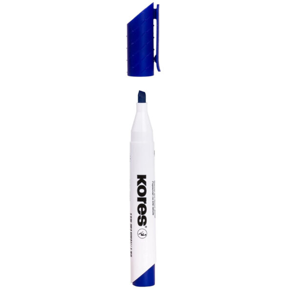 MARKER WHITEBOARD ALBASTRU VARF TESIT KORES – poza 4
