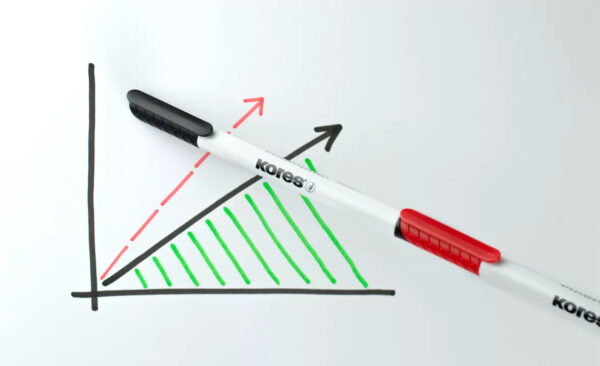 MARKER WHITEBOARD NEGRU 1MM KORES – poza 2