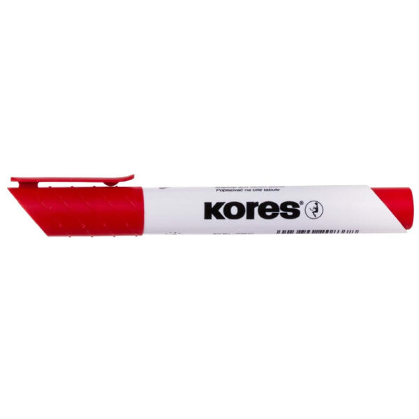MARKER WHITEBOARD ROSU VARF TESIT KORES – poza 1