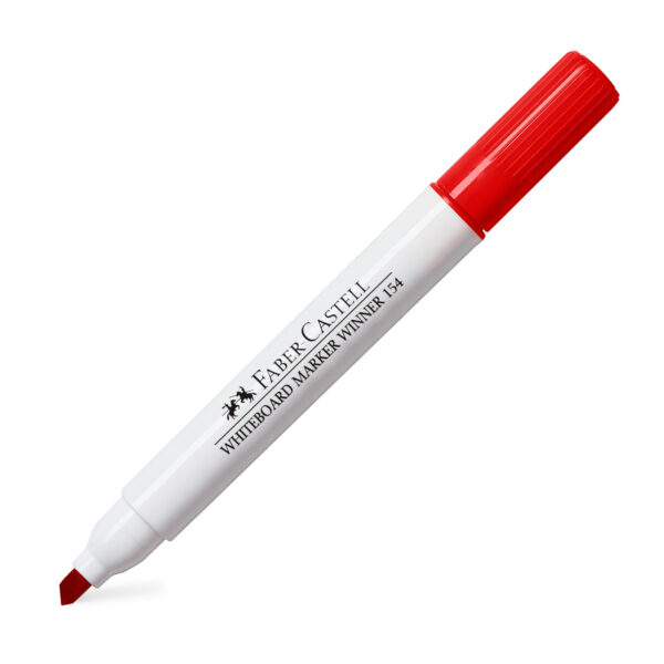 MARKER WHITEBOARD VARF TESIT ROSU WINNER 152 FABER-CASTELL – poza 1