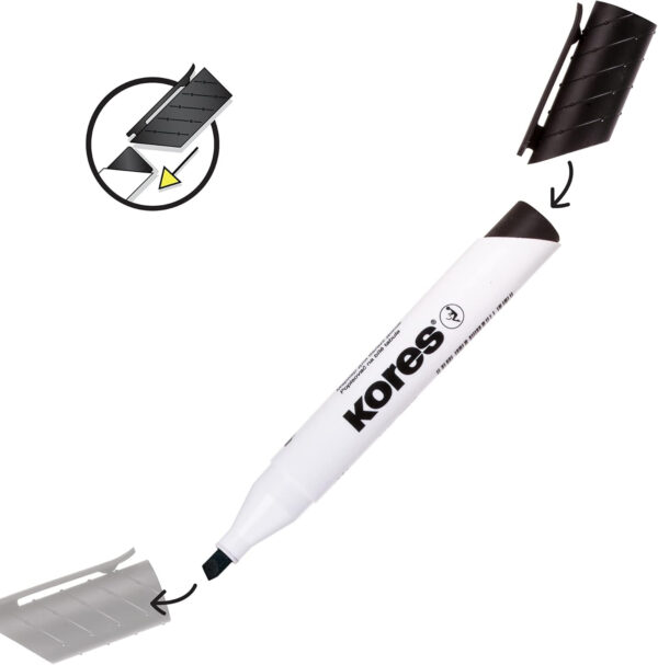 MARKER WHITEBOARD VERDE VARF TESIT KORES – poza 4