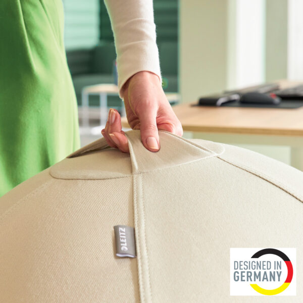 MINGE ERGONOMICA PT SEZUT SAU FITNESS FCT OPRIRE 65CM GRI PASTEL LEITZ – poza 4