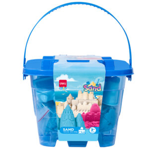 NISIP KINETIC GALETUSA 500G + 6 FORME MODELAJ ALBASTRU DELI – poza 1