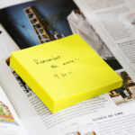 NOTES ADEZIV 76*76MM 100 FILE NEON DELI – poza 5