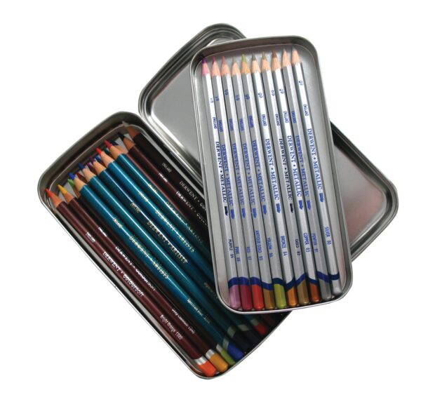 PENAR METALIC CU DESPARTITOR ARGINTIU DERWENT PROFESSIONAL – poza 2