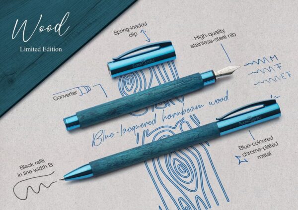 PIX AMBITION BLUE WOOD FABER-CASTELL – poza 2