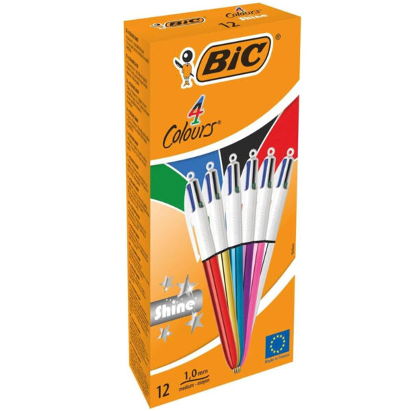 PIX CU MECANISM 4 CULORI SHINE BIC – poza 1