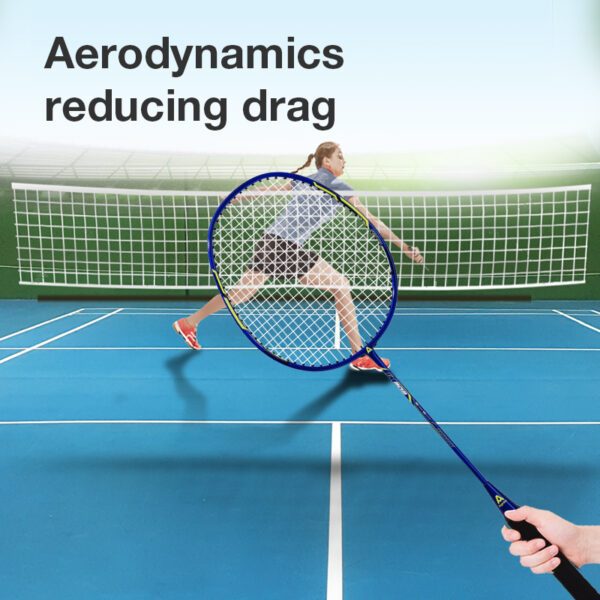RACHETA BADMINTON DIN FIBRA DE STICLA 68MM DELI – poza 2