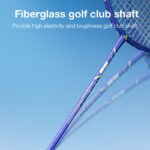 RACHETA BADMINTON DIN FIBRA DE STICLA 68MM DELI – poza 3