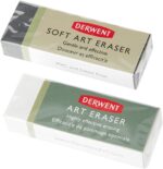 RADIERA PATRATA ALBA 2/SET DERWENT PROFESSIONAL – poza 2