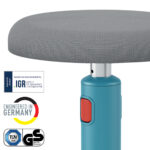 SCAUN ERGONOMIC PT POZITIE SEZUT/IN PICIOARE ALBASTRU CELEST LEITZ – poza 4