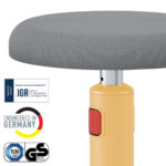 SCAUN ERGONOMIC PT POZITIE SEZUT/IN PICIOARE GALBEN CHIHLIMBAR LEITZ – poza 4