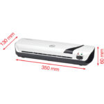 SET CRAFT GBC 4 IN 1 ALB,LAMINATOR A4 INSPIRE+, TRIMMER, ROUNDER, FOLII LAMINARE A4 – poza 3