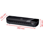 SET CRAFT GBC 4 IN 1 NEGRU,LAMINATOR A4 INSPIRE+, TRIMMER, ROUNDER, FOLII LAMINARE A4 – poza 3