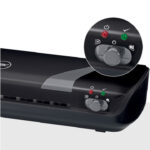 SET CRAFT GBC 4 IN 1 NEGRU,LAMINATOR A4 INSPIRE+, TRIMMER, ROUNDER, FOLII LAMINARE A4 – poza 5