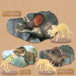 SET CREATIV FOSSILE DETECTIVE TYRANNOSAURUS DELI – poza 2