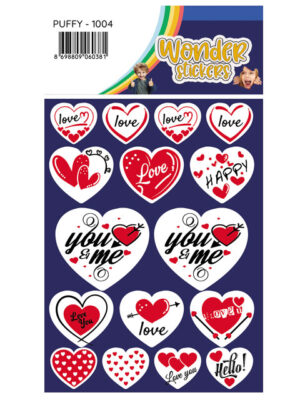 STICKER PUFFY LOVE SERIES 1004 TANEX – poza 1