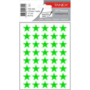STICKER SMILEY STARS VERZI 80/SET TNX-302 TANEX – poza 1