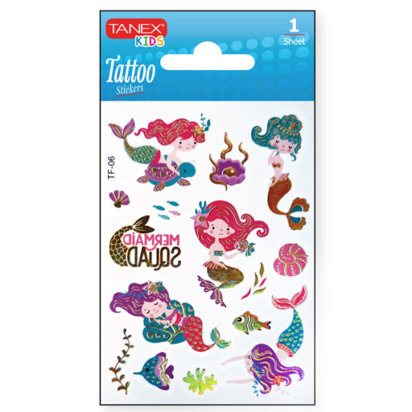 STICKER TATTOO MERMAIDS TNX-26436 TANEX – poza 1