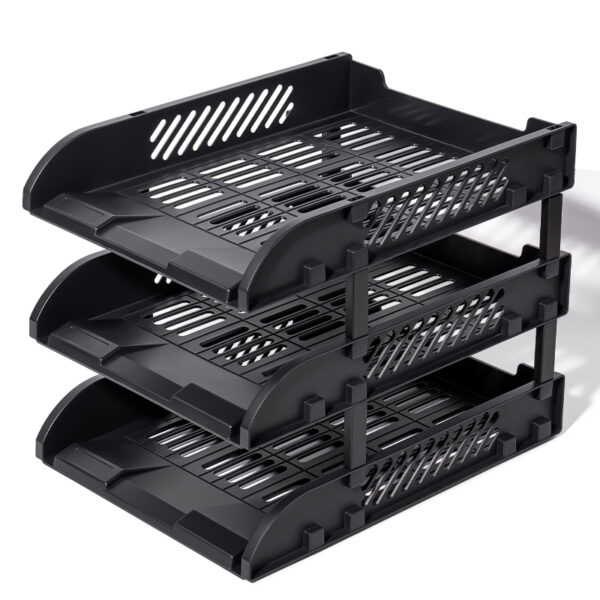 TAVITE SUPRAPOZABILE CU DISTANTIER 3BUC/SET NEGRE DELI – poza 1
