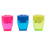 ASCUTITOARE PLASTIC DUBLA CU CONTAINER DELI – poza 1