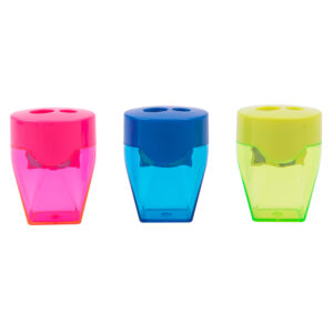 ASCUTITOARE PLASTIC DUBLA CU CONTAINER DELI – poza 1