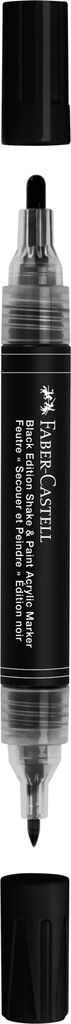 MARKER ACRILIC SHAKE&PAINT NEGRU FABER-CASTELL – poza 3