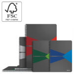 CAIET BIROU SPIRA A4 ARITMETICA VERDE COPERTA PP OFFICE LEITZ – poza 4