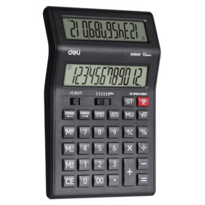 CALCULATOR BIROU 12 DIG DISPLAY DUBLU M049 DELI – poza 1