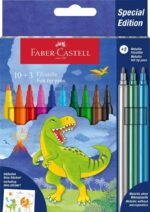 CARIOCA 10+3 CULORI DINOZAURI FABER-CASTELL – poza 1