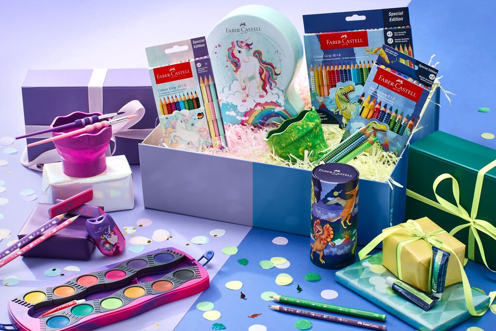 CREIOANE COLORATE 8+2 CULORI JUMBO GRIP UNICORNI FABER-CASTELL – poza 3