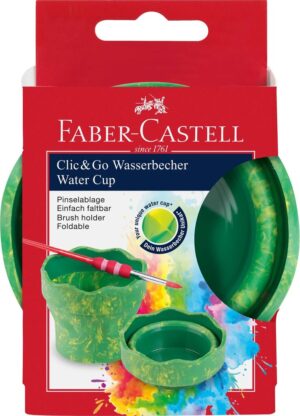 CUTIE APA CLICK&GO DINOZAURI VERDE MARMORAT FABER-CASTELL – poza 1
