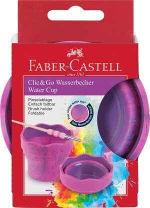 CUTIE APA CLICK&GO UNICORNI ROZ MARMORAT FABER-CASTELL – poza 1