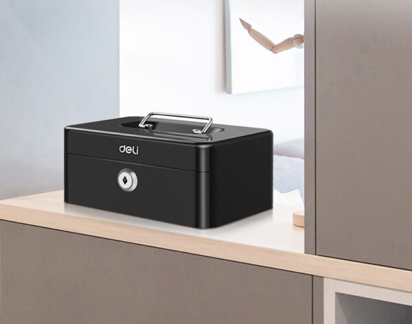 CUTIE VALORI METAL 9 x 20 x 16 CM DELI – poza 4