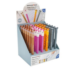 DISPLAY 36 BUC ROLLER 0.7 MM ALBASTRU ERASABLE EDITIA 2025 EBERHARD FABER – poza 1