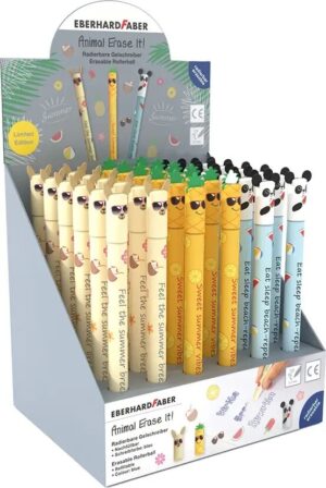 DISPLAY 36 ROLLERE 0.7 MM ALBASTRU ERASABLE SUMMER EDITION EBERHARD FABER – poza 1
