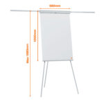 FLIPCHART MAGNETIC CU BRATE/TREPIED 68 x 100 CM ESSENTIALS NOBO – poza 3