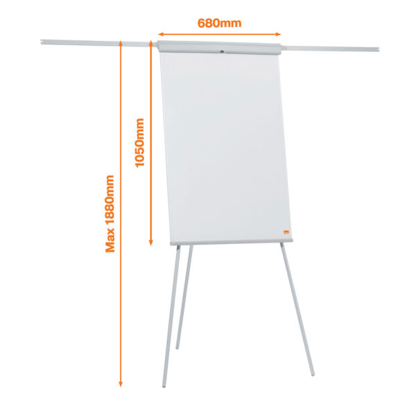 FLIPCHART MAGNETIC CU BRATE/TREPIED 68 x 100 CM ESSENTIALS NOBO – poza 3