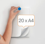 MAGNETI WHITEBOARD 38MM 10/SET ALBASTRI NOBO – poza 4