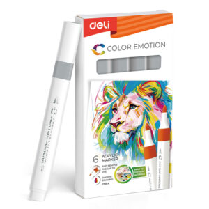 MARKER ACRILIC GRI COLOR EMOTION DELI – poza 1