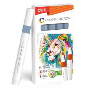 MARKER ACRILIC GRI INCHIS COLOR EMOTION DELI – poza 1