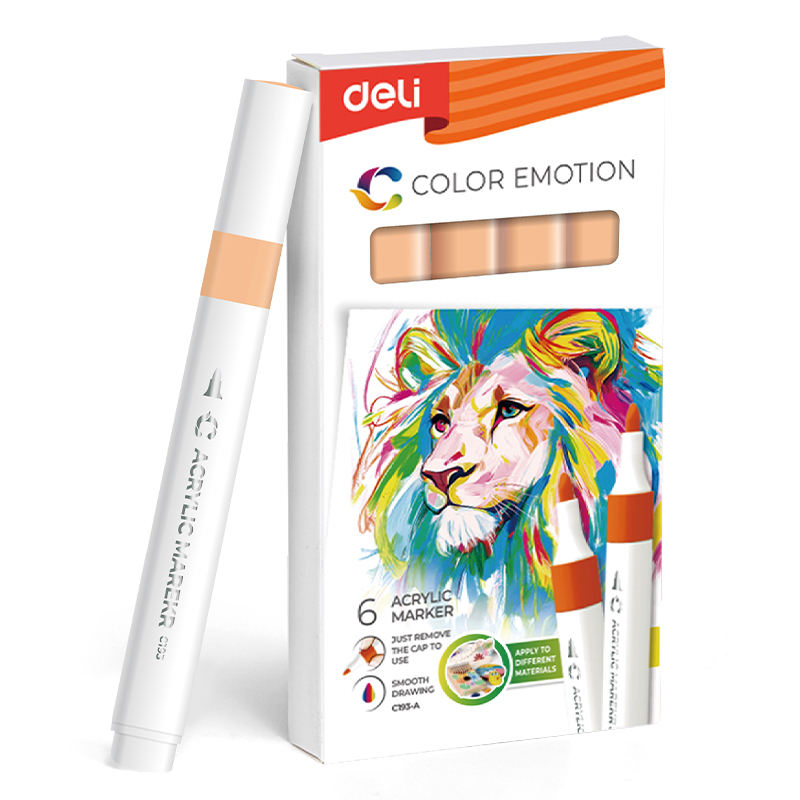 MARKER ACRILIC PIERSICA COLOR EMOTION DELI – poza 1