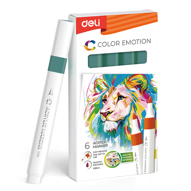 MARKER ACRILIC VERDE PASTEL COLOR EMOTION DELI – poza 1