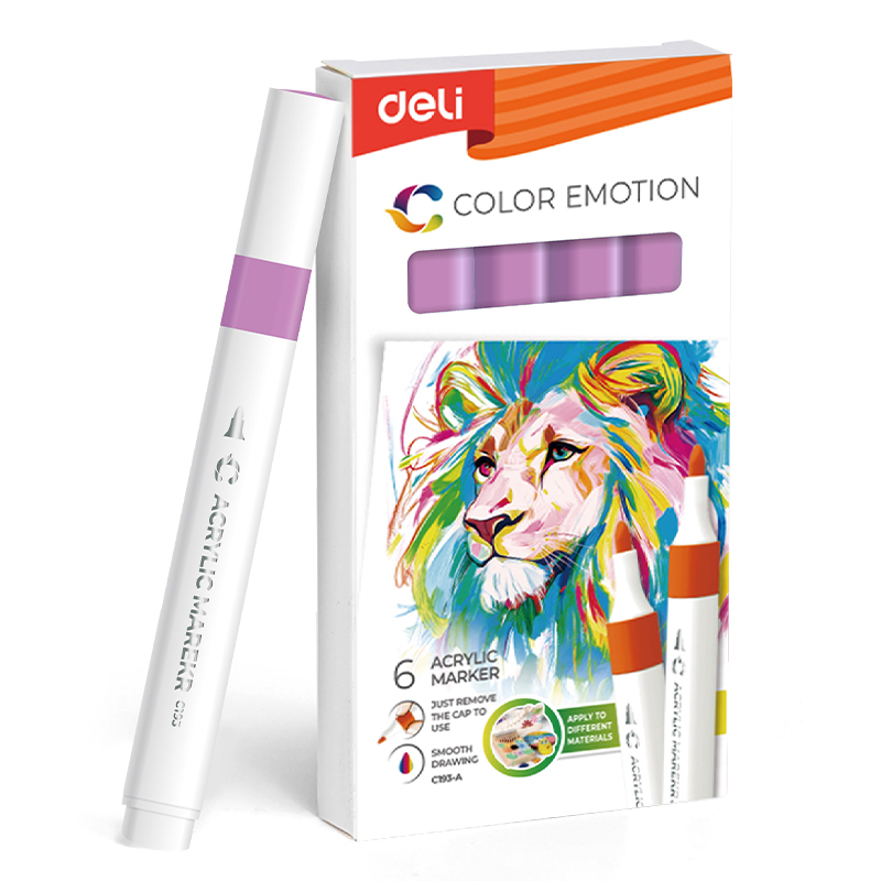 MARKER ACRILIC VIOLET COLOR EMOTION DELI – poza 1