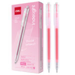 PIX CU GEL CU MECANISM 0.5MM ROZ DESCHIS DELI – poza 2